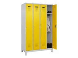 locker,HxBxD 1950x1200x500mm,4vak,vak B 300mm,cil.-slot,voeten