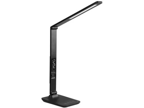 ALBA LED bureaulamp Viva zwart USB
