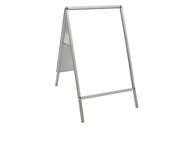Stoepbord Seco A-frame A1 32mm zilver weersbestendig