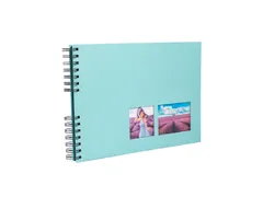 Fotoalb spir 50Zwrt 32x22cm MILANO Groen