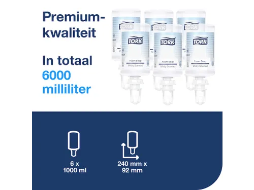 Handzeep Tork S4 foam mild geparfumeerd 1000ml 520501