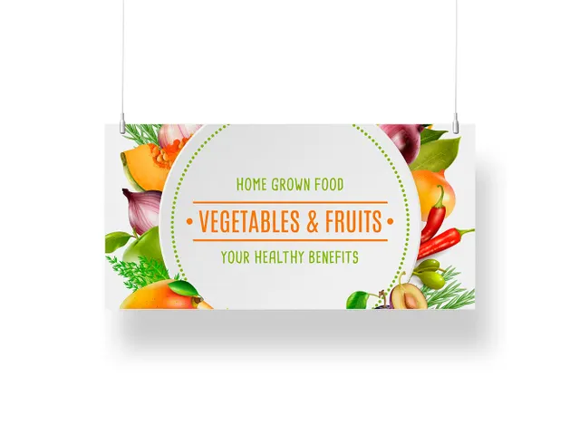 Overhead Banner KAPA 5mm Paneel Print 50x100cm Enkelzijdig