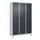 locker voor scheiding van kleding,HxBxD 1950x1200x500mm,3vak
