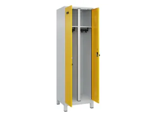 locker voor scheiding van kleding,HxBxD 1950x600x500mm,2vak - 1