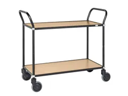 tafelwagen,draagverm. 250kg,2xhouten plaat,laadvl. LxB 950x430mm