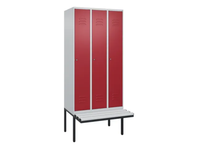locker voor scheiding van kleding,HxBxD 2120x900x815mm,3vak