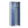 locker voor scheiding van kleding,HxBxD 1850x600x500mm,2vak