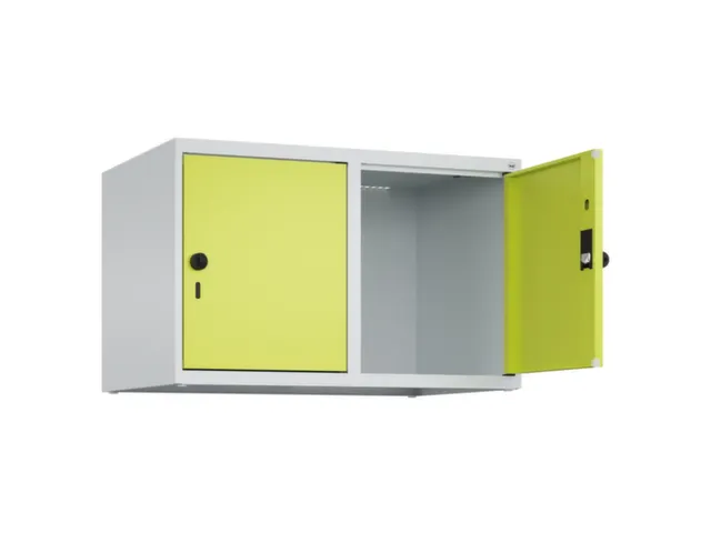 opzetkast,v. locker,2vak.,vak B 400mm,HxBxD 500x800x500mm,vleugeldeur