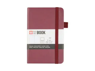 Notitieboek Sakura hard cover pocket lijn moerbei 90x140mm - 1
