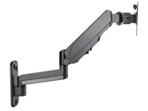 Wandbeugel voor TV’s en monitoren (veerarm met 3 draaipunten), voor