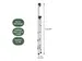 Escabeau aluminium 4 marches SL400 argent