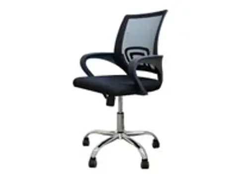 OUTLET Chaise de bureau Basic Filet Tissu Noir