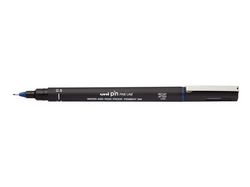 Fineliner Uni-ball Pin 0.5mm blauw