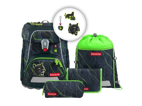 Rugzak Step by Step polyester 5-delig FIT Danger Cat Chiko