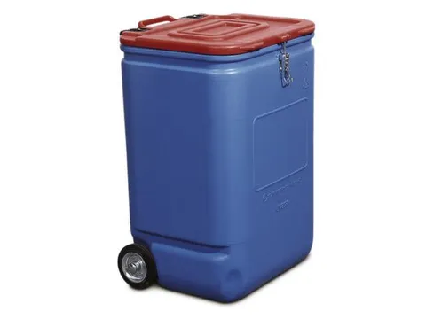 UN-bak,v. reinigingsdoeken,absorptiemiddelen,granulaat,HDPE,blauw,250l