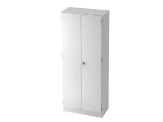 kantoorkast openslaande deuren HxBxD 2000x800x420mm hout wit - 1