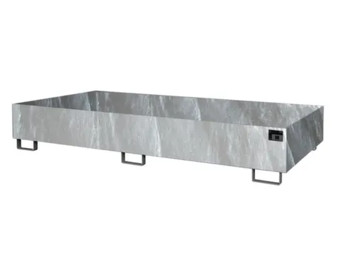 stellingopvangbak,opvangvol. 540l,HxBxD 300x2650x1300mm,staal verzinkt