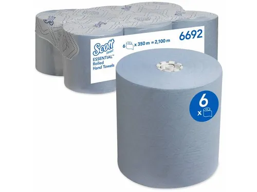 Scott 6692 Max Handdoekrol Blauw 1-Laags