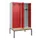 locker met bank,voor scheiding van kleding,HxBxD 2120x1200x815mm,4vak