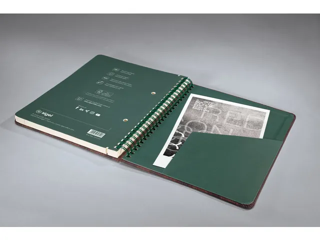 Carnet Conceptum A5 spirale BOIS dots 160pag 100gr
