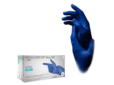 Ampri nitril handschoen Blauw Blue 300 extra lang maat XL 100 stuks