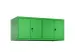 opzetkast,v. locker voor scheiding van kleding,4vak.,vak B 300mm