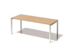 In hoogte verstelbaar bureau,HxBxD 650-850x2000x800mm,blad esdoorn