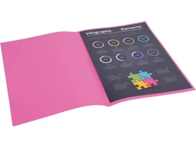 dossiermap ROCK''S 80, ft 22x31cm, pak van 100 stuks, fuchsia