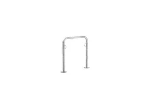 fietsbeugel,L 750mm,staal,ronde buis,m. stalen ogen,v. vastschroeven