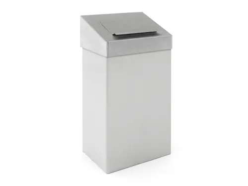 Afvalbak Met Hygiënische Top 18 Liter Rvs