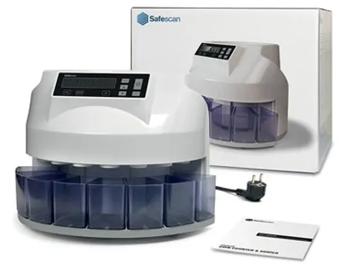 Safescan 1250 Muntenteller en sorteerder Euro