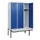 locker met bank,HxBxD 1950x1200x815mm,3vak,vak B 400mm,cilinderslot