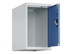 opzetkast,v. locker,1vak.,vak B 300mm,HxBxD 500x300x500mm,cilinderslot
