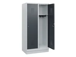 schoollocker,HxBxD 1630x800x500mm,2vak,vak B 400mm,cil.-slot,sokkel