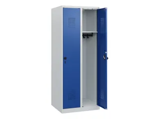 schoollocker,HxBxD 1530x600x500mm,2vak,vak B 300mm,draaigrendel - 1
