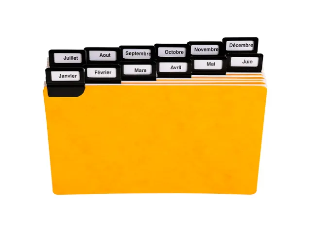 Tabblad a-z Glanskarton 6/10 105x148mm 24 stuks