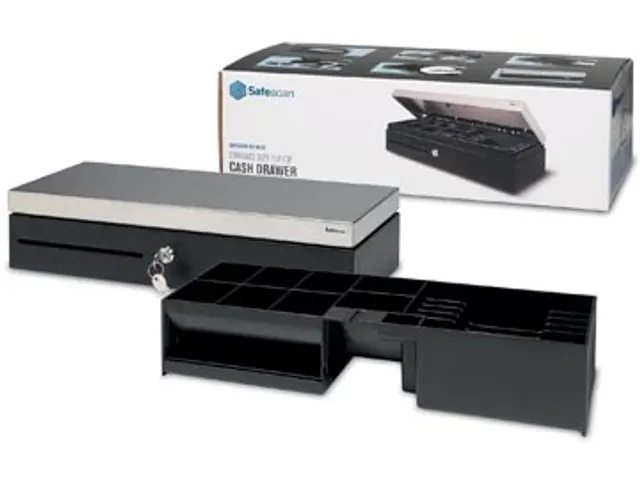 Safescan SD-4617S Flip-top Kassalade 46x17x10cm Zwart/Zilver