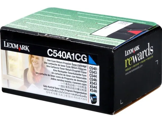 C540A1CG LEXMARK C54x/X54x toner cyan ST