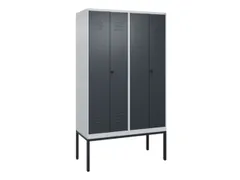 locker voor scheiding van kleding,HxBxD 2120x1200x500mm,4vak