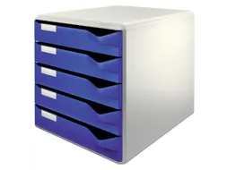 Ladenblok Leitz 5280 5 laden blauw