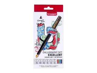 Kalligrafiepen Bruynzeel luxe set 60344014 - 1