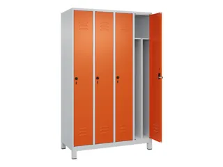 locker voor scheiding van kleding,HxBxD 1950x1200x500mm,4vak - 2