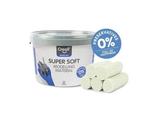 Klei Creall supersoft wit 1750gram