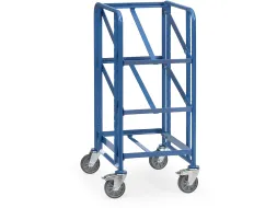 Eurobakkenwagens 2380 250kg 3 Etages 600x400mm Open Frame Ral5007