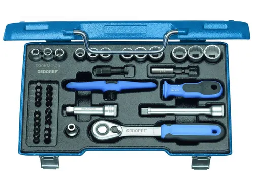 D 30 KMU-20 Dopsleutelset 3/8 inch 40-delig IN-IS-PH-PZ-TX-XZN