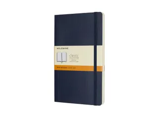Notitieboek Moleskine large 130x210mm lijn soft cover sapphire blue - 1