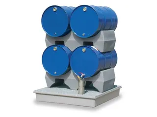 Opvangbak 4x 200l Opvangvol 220l Gvk 200x1280x1280mm - 1