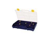 - Sorteerkoffer - 378 X 290 X 61 Mm - 21 Uitneembare Verdeelvakken - 6