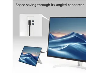 Kabel ACT USB-C standaard naar USB-C hoek boven/beneden 10Gbps 1m - 3