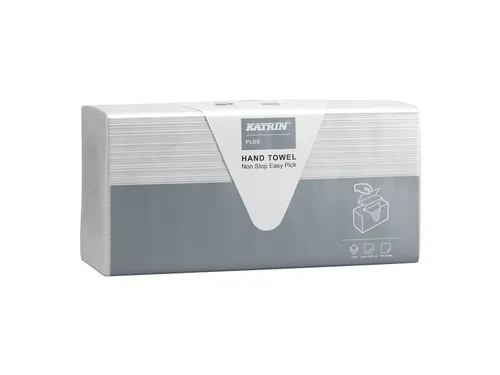 Handdoek Katrin Plus z-vouw 3-laags 203x255mm wit